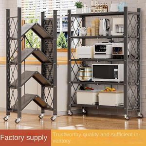 5 LAYER KITCHEN -LIVING ROOM INSTALLATION FLOOR STANDING STORAGE/RACK