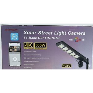 Sky Vision 500W Solar Street Light Camera