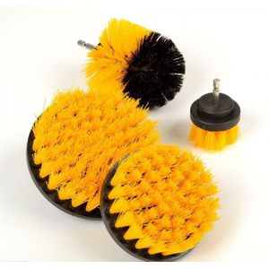 4 pcs of scrubber cleaning drill brush 