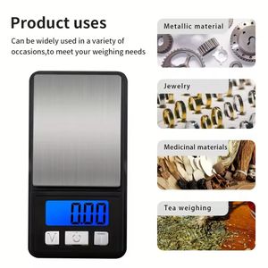 Mini electronic scale 500/0.1g weighing instrument small gold scale measuring scale weight scale jewelry weighing scale gram