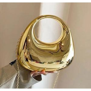Acrylic Medium Handbag - GOLD (fit phone/ essential)