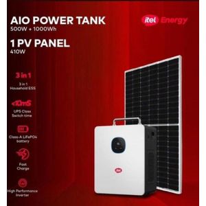 itel Energy Power Tank All-in-One ESS (IESS-05K10N) – 500W/1000W Solar power Station 