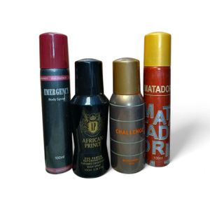 Fragrance World Summer SCENT body spray 100ml 4pcs Combo