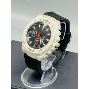 men leather wristwatch 