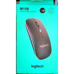 Logitech Logitech M150 Wireless and Bluetooth Rechargeable Mouse with Led Light