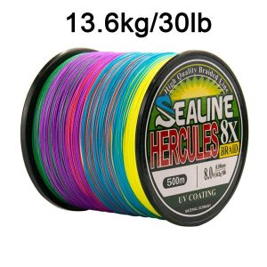 Generic 500m 8 Strands Braided Line Abrasion Resistant Strong PE Line Braid  13.6kg 30lb