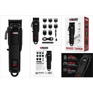 WMARK Digital adult wireless clipper 