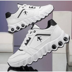 Men’s White & Black Chunky Casual Sneakers – Stylish Comfort Sneakers