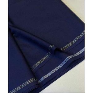 Cashmere Italian 7star SuperWool Senator Fabric Material: Navy Blue (4yards)