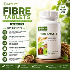 Neo NeoLife Fibre – Daily Digestive Wellness Support – 120 Tablets