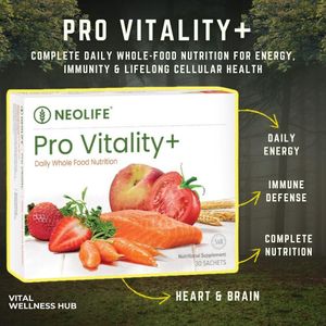 Neo Pro Vitality+ 30 Sachets – Daily Whole Food Nutrition, Vitamins, Omega-3, Antioxidants & Cellular Health Support