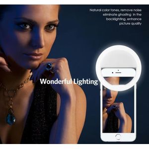 Mobile Phone LED Selfie Ring Light with USB Charge