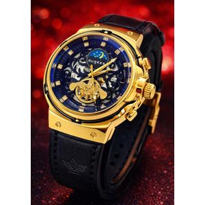 MEN SOLID QUALITY ALONG LEATHER WRISTWATCH Timeless Elegance on Your Wrist – Premium Leather Analog Watch Classic, Durable & Stylish for Every Occasion  BLACK KING 