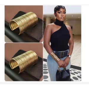 1PCS GOLD STATEMENT BRACELET LADIES RING  BRACELET ARM CUFF VINTAGE BRACELET 