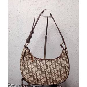 Cute Ladies mini Handbag shoulder bag armpit bag- beige 