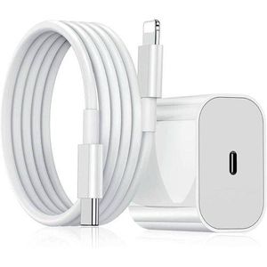 20W Fast Type -C Iphone Charger TYPE C Adapter For IPhone 12/13/14 Pro Max Head AND Cable