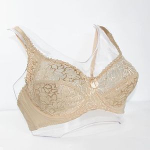 Xiushiren Big cup E Bra floral lace brassiere Underwire bralette