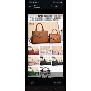 Quality leather two in one bag