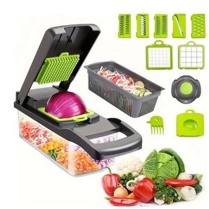 16pcs Multifunctional Vegetable Slicer Cutter Food Grade Shredder