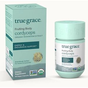 True Grace Cordyceps 120 Capsules Organic