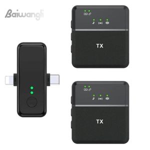 Dual Noise Cancelling Wireless SX31 Microphone With 3-In-1 Receiver ANC Mic For Android , iPhone, Camera - recording, Livestreaming, YouTube, Tiktok