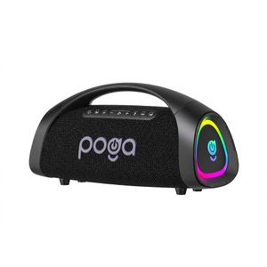 Premium POGA BOOMBOX-3 360W Powerful Bass Bluetooth Party Speaker With Wireless Microphone & Remote - RGB Lights - 24H Battery - Waterproof