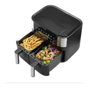 Logik 7.6 litres, Dual baskets, 6 preset functions, Digital timer