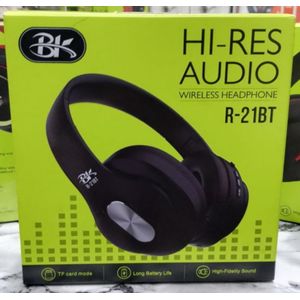 Bk Wireless Bluetooth Headset – Strong Bass, Rechargeable, Comfortable Fit & Long Battery Life