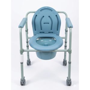 Portable commode chair toilet seat