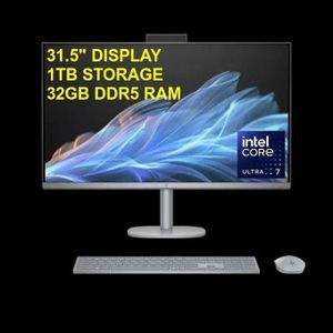 Hp OmniStudio X AiO 32 All-in-One Intel® Core™ Ultra 7 32GB RAM 1TB SSD 31.5" Display 6 GB NVIDIA® GeForce RTX™ 4050