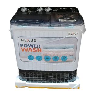 Nexus 70%energy saving 7.5kg powerful jet pulsator washer 99.9%  anti bacterial twin tub top loader washing machine with magic filter and inbuilt anti vibration function 