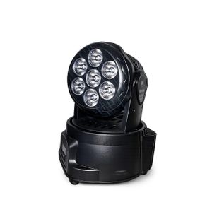 7-LED Moving Head Beam Light – DMX Controlled Mini Stage Lighting Fixture For DJ, Party & Event Use