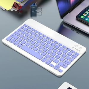 Keyboards Mini Modern Digital Wireless Bluetooth keyboard:Equiped powerful 10m/33ft is unimpeded.Built-in .Bluetooth mouse compatible with iPad iOS and Windows with Bluetooth Battery Type, Needs 1 AA Battery For The Mouse 