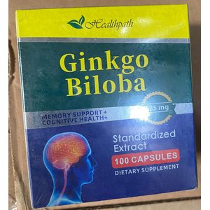 Healthpath Natural Ginkgo Biloba 90 Capsules