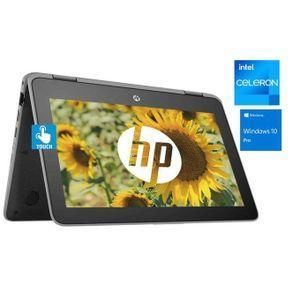 Hp  ProBook 11 X360- TOUCH- 256GB SSD/8GB RAM-Intel Celeron Windows 11 +USB LIGHT for keyboard