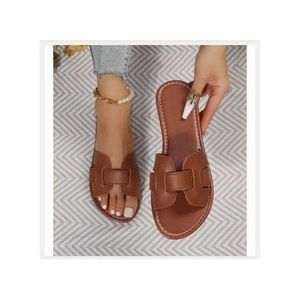Quality Brown Female Pam Slippers