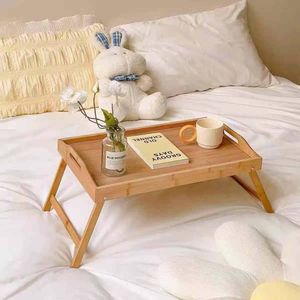 Bamboo tray with leg  