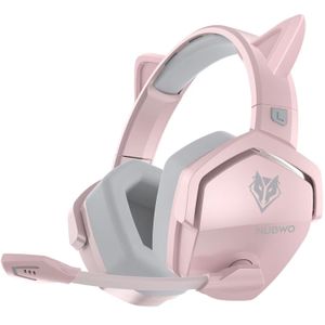 Wireless Gaming Headset With Noise Cancellation Microphone For PS5, PS4, PC,Phone, Mac. with Cat Ear 