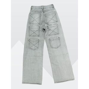 Super quality girls luxury patterned baggy boyfriend jeans 