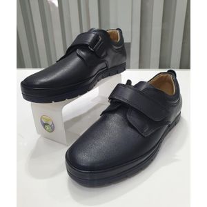 Perlina Boy Leather School Shoe