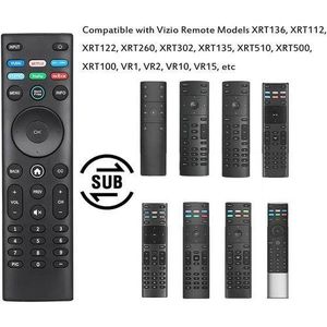 Vizio Smart TV Replacement Universal Remote XRT140 Compatible for All Smart TV D-Series M-Series P-Series V-Series E-Series OLED-Series XRT136 XRT260 Remote Replacement