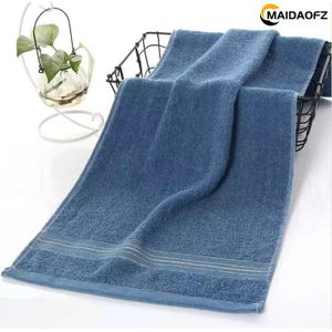 MAIDAOFZ 33*74cm medium blue Face bathroom soft absorbent Bath Towels