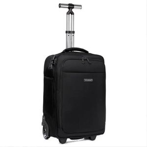 High Quality Business Casual Travel Trolley Backpack Laptop Bag -  Black