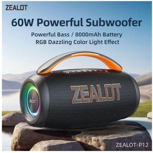 Zealot P12 60W Powerful Subwoofer Wireless Bluetooth