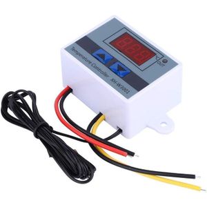 12V Digital Temperature Controller-DC 120W Digital Temperature Controller Thermostat Switch with Waterproof Sensor Probe