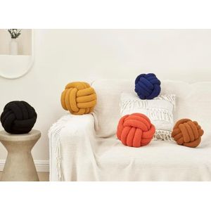 Clo 2pcs of Hand- Knot Cushions, Exquisite Knot Design, Comfortable Home Decor for All Seasons, Suitable for Sofa, Living Room, And Bedroom, Hand Wash Only, No Batteries Required, Decorative Pillows, Bedroom Additions, Elegant Accents, Plush Texture