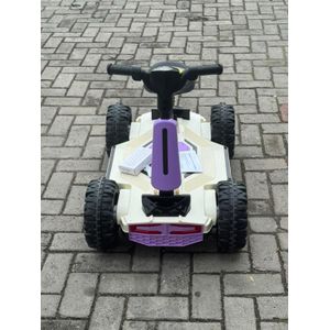 Kids Electric Ride-On ATV Quad Bike with Remote Control, 4-Wheel Rugged Tires & Steering Handlebar