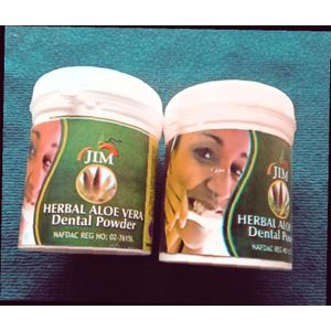 Jim Big size Jimm herbal aloe Vera dental powder 250g x 2 