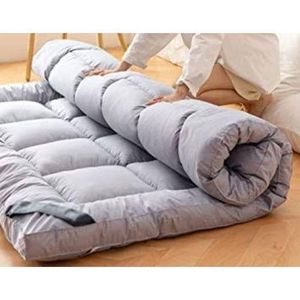 Bedding Collection Fluffy Matured Quality Mattress Topper-Ash with 2pillowcases