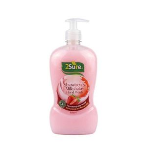 2Sure  STRAWBERRY Milkshake Hand Wash - 500ml- Dermatologically Tested (Antibacterial & Monsturizing)